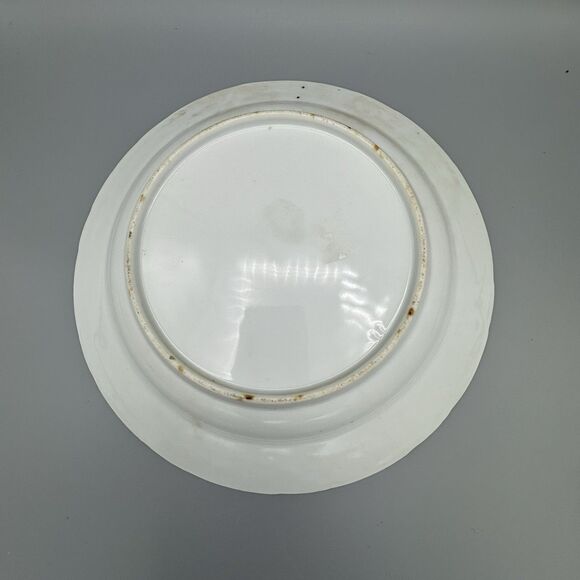 Vtg Unmarked Green Transferware Porcelain Heavenly Choir Decorative Plate Bowl - Picture 6 of 12